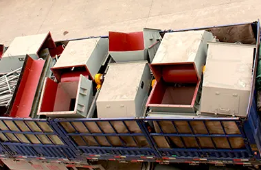 陜西礦山煤礦訂購的刮板輸送機(jī)發(fā)貨